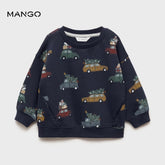 MANGO PRINTED SWEATSHIRT - Smgarment's